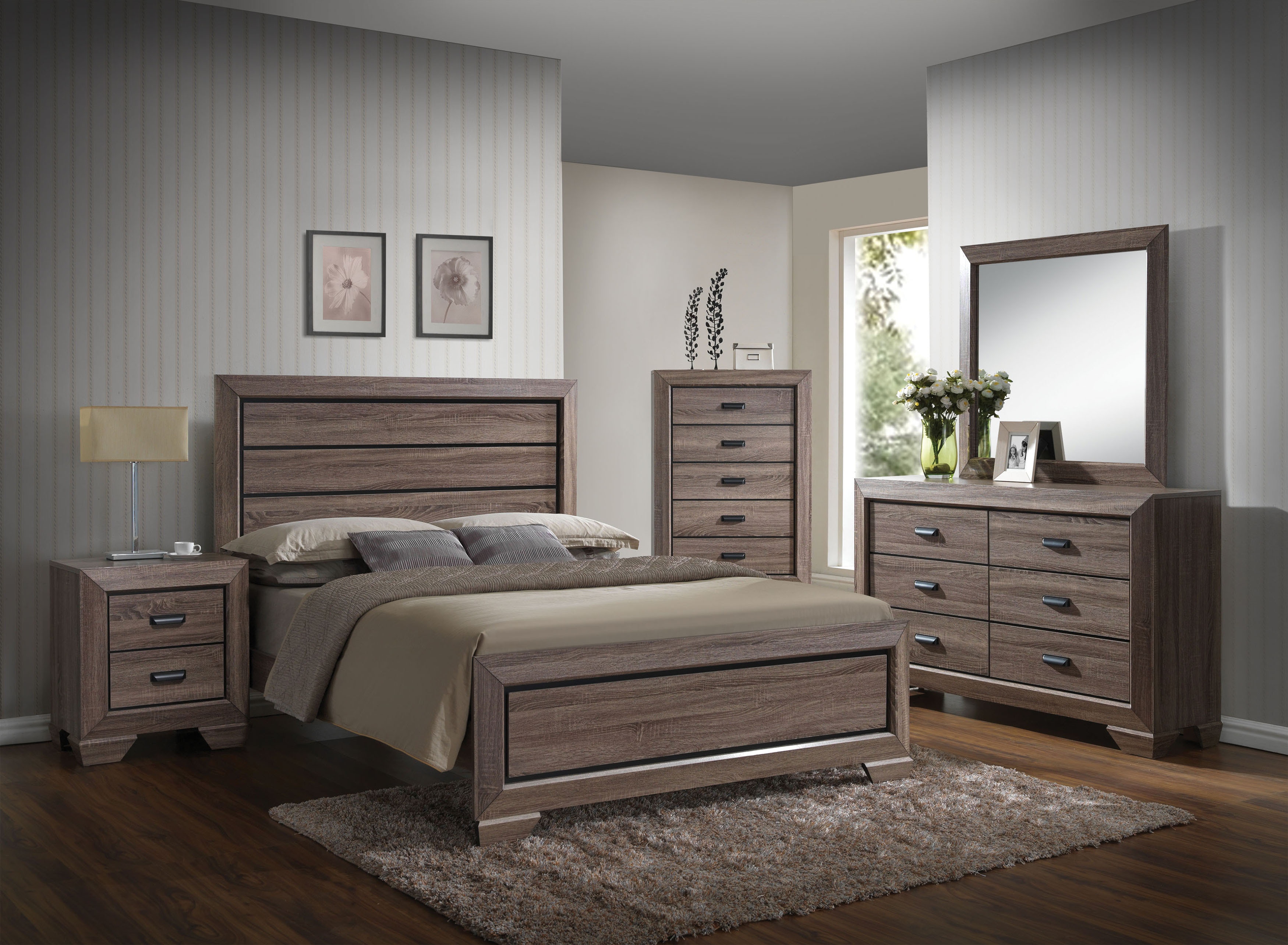 Acme Furniture Bedroom Lyndon Queen Bed 26020Q - The Furniture